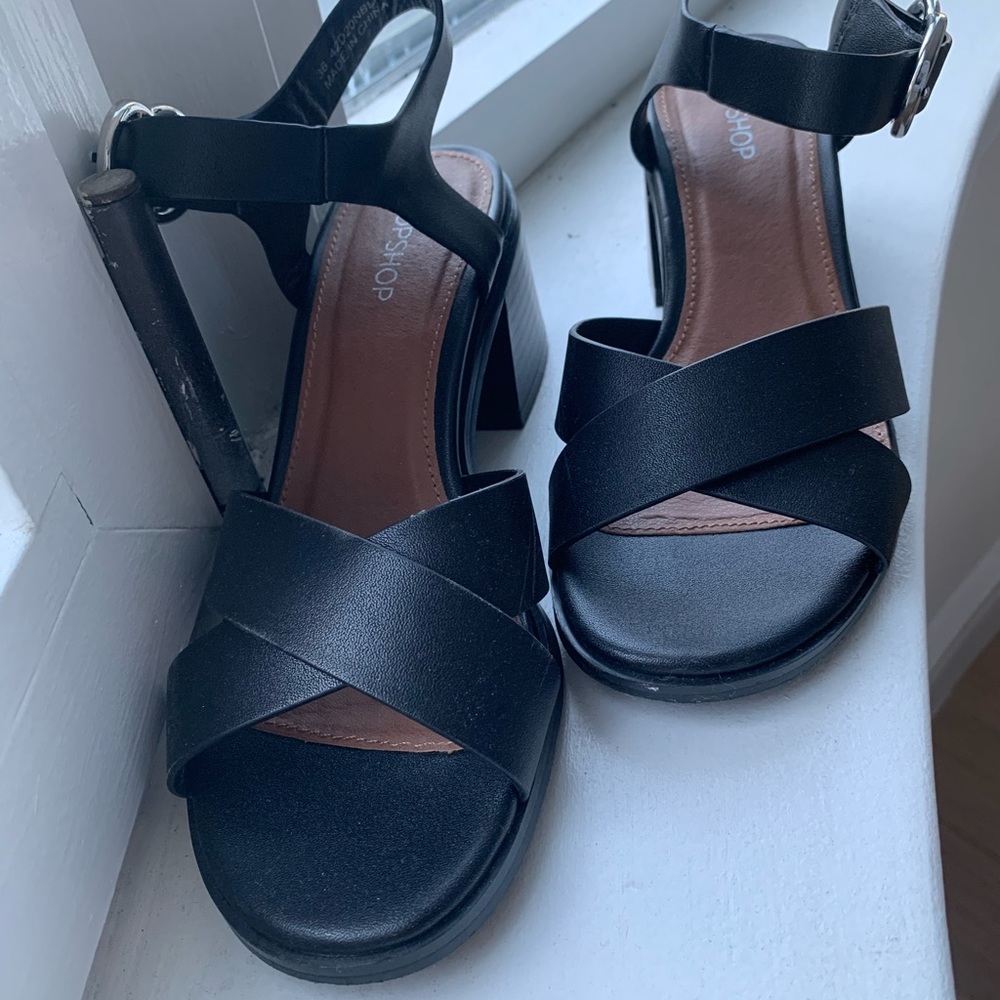 Top Shop block heel